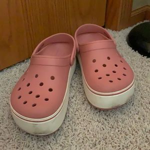 Platform Crocs